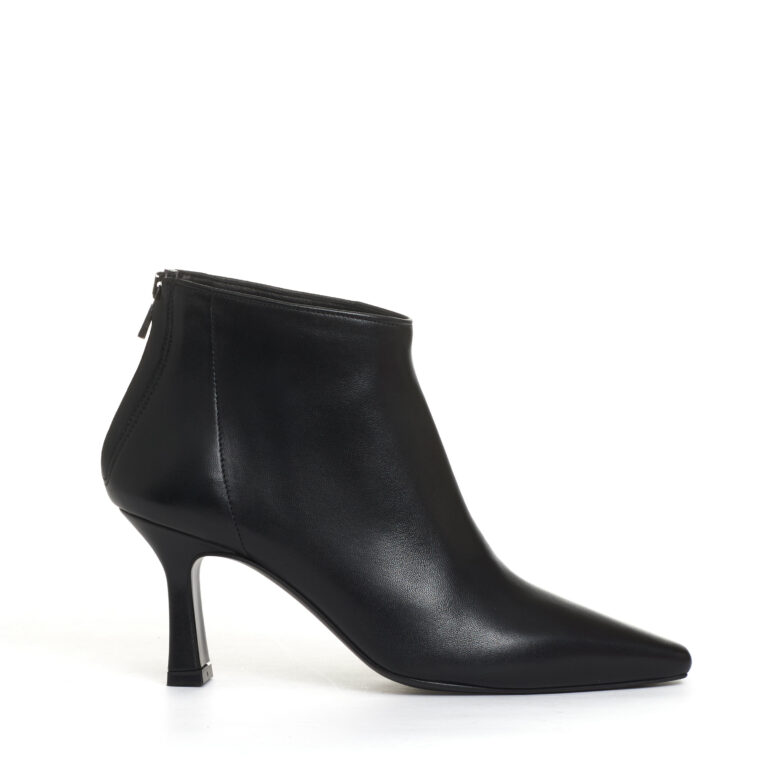 Sorelle Perego stivaletto pelle nera tacco 70 mm Negozio