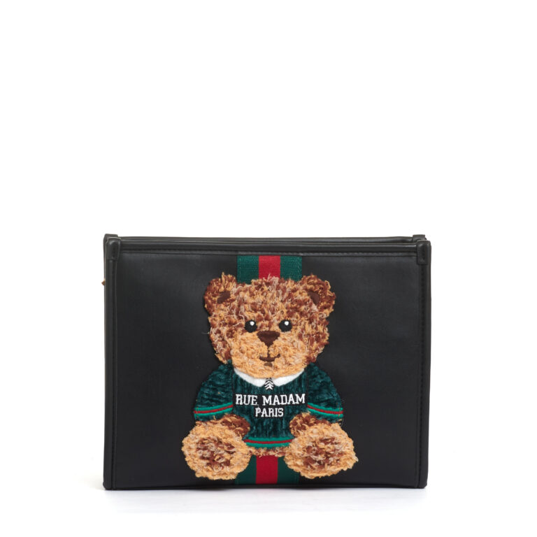 Sorelle Perego clutch nera con Teddy Promozione