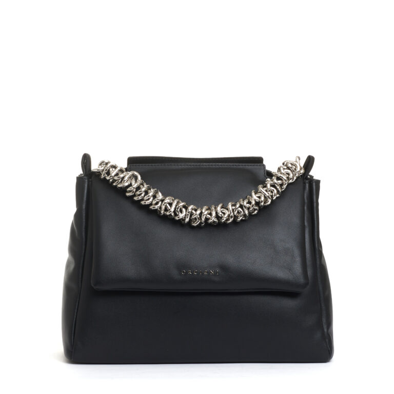Sorelle Perego sveva M nappa bold nero manico catena Prezzo Ridotto