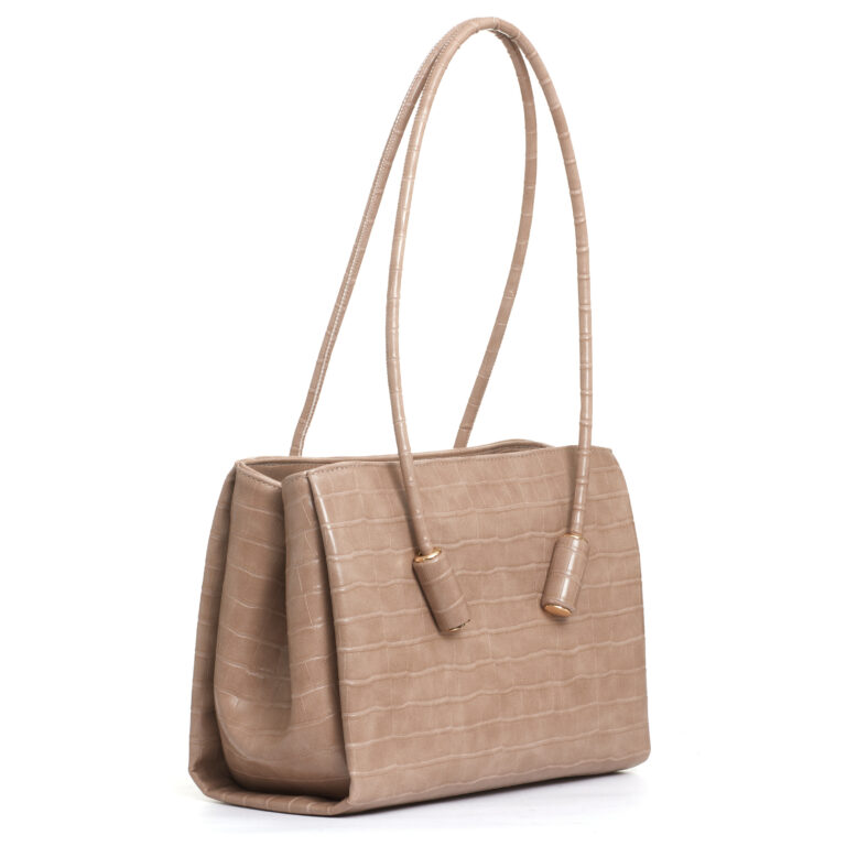 Sorelle Perego borsa in cocco taupe Novità
