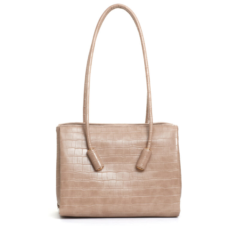 Sorelle Perego borsa in cocco taupe Novità