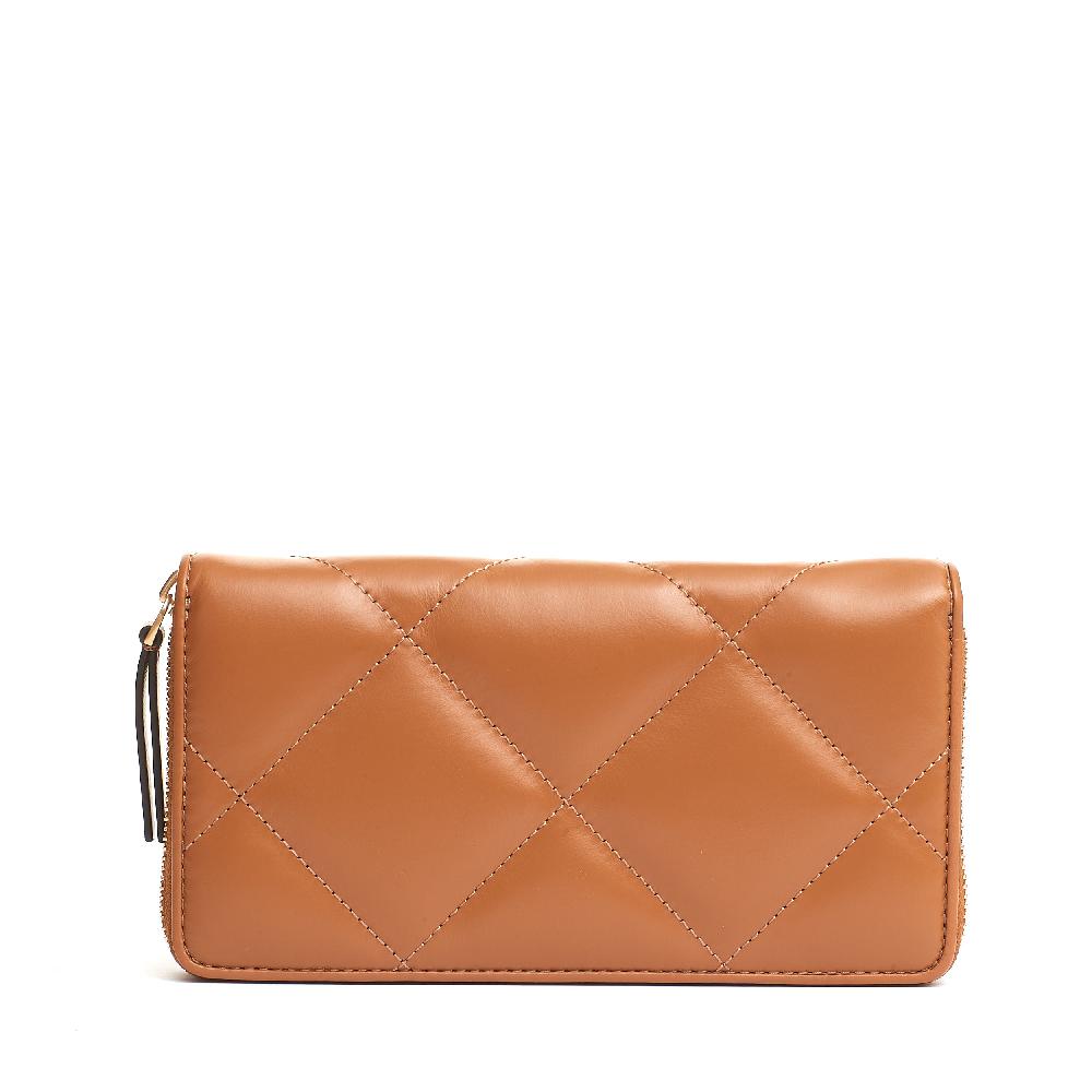 Sorelle Perego zip continental color cuoio Vendita Calda