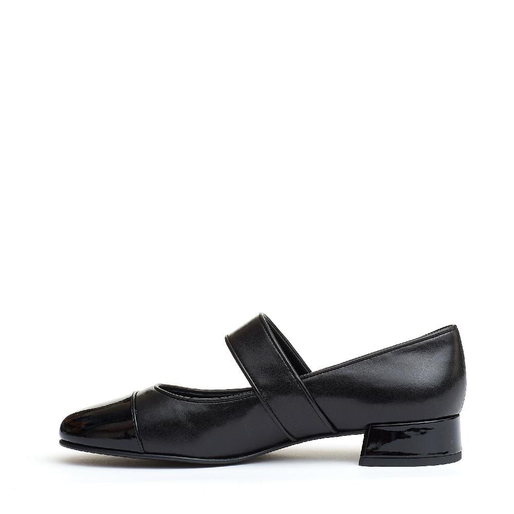 Sorelle Perego mary jane nera con tacco 5 cm 2025