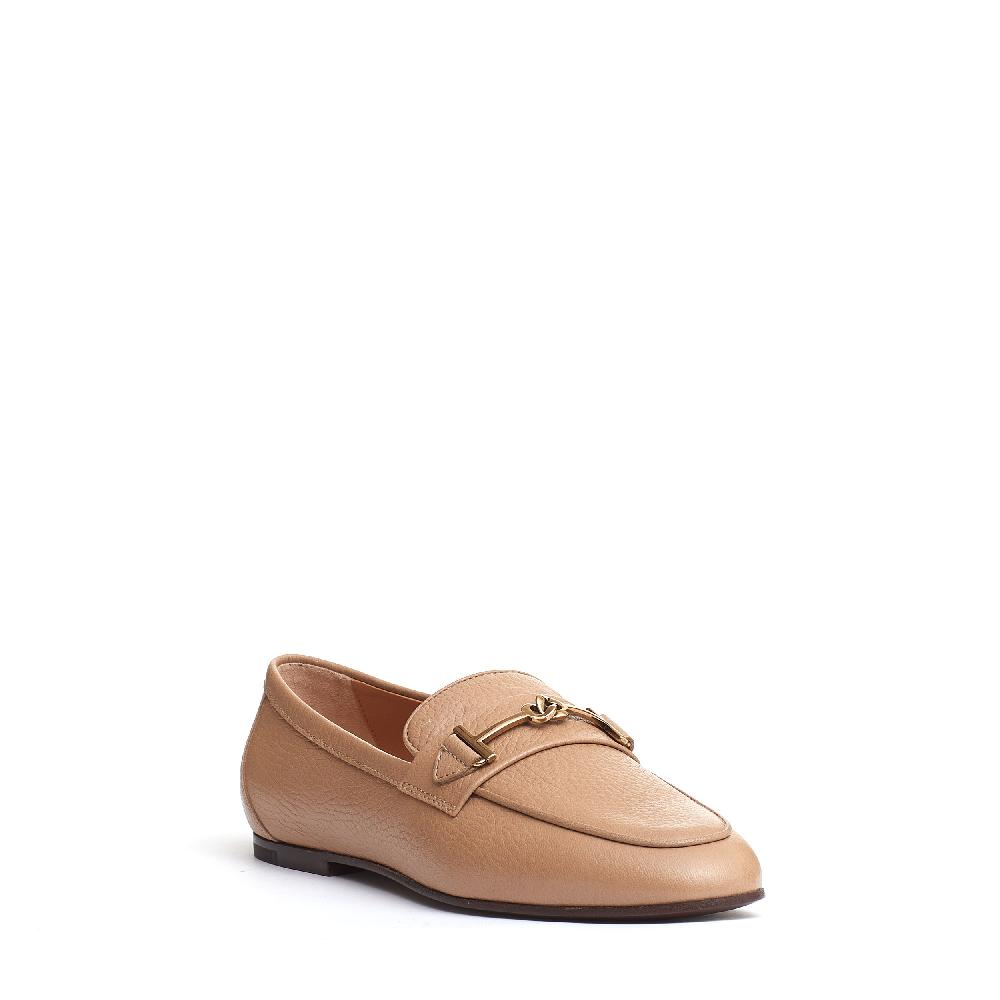 Sorelle Perego mocassino fibbia pelle beige Promozione