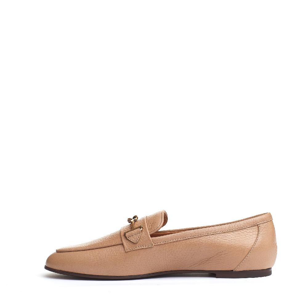 Sorelle Perego mocassino fibbia pelle beige Promozione