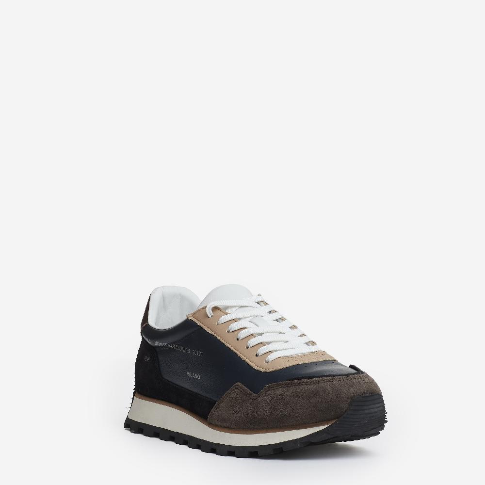 Sorelle Perego running 86er camoscio pelle nero blu tortora Shopping Online