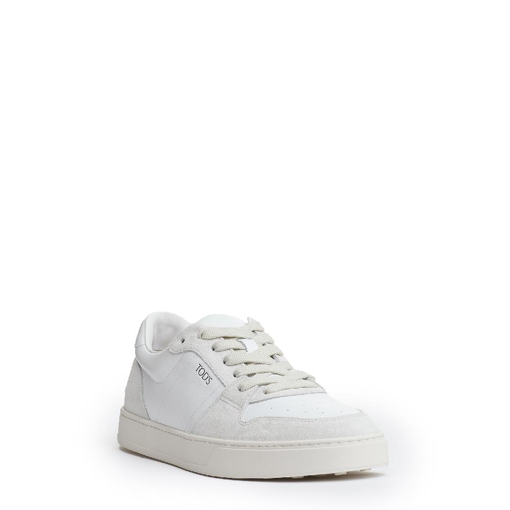 Sorelle Perego snakers pelle e camoscio bianco Prezzo Ridotto