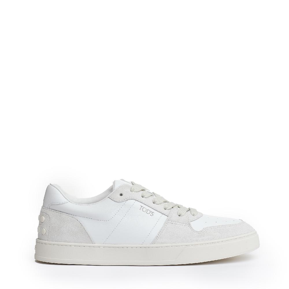 Sorelle Perego snakers pelle e camoscio bianco Prezzo Ridotto