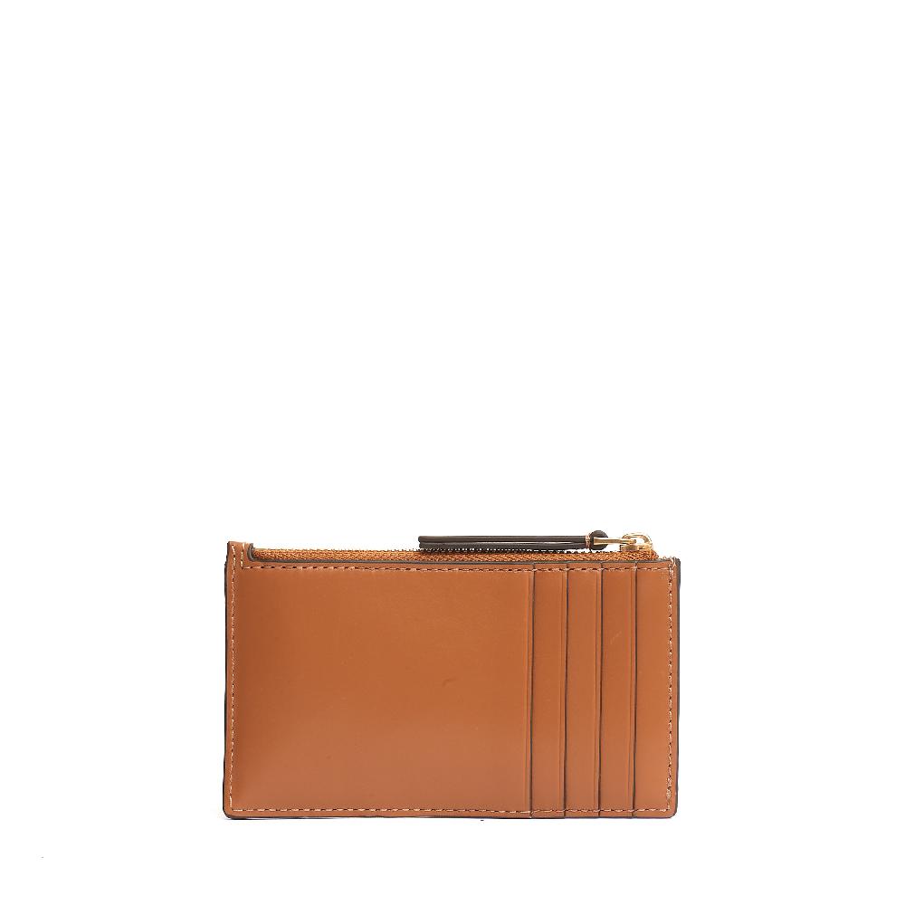 Sorelle Perego zip card case cuoio In Vendita