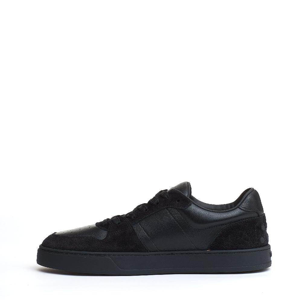 Sorelle Perego sneakers basket camoscio e pelle nera Nuova