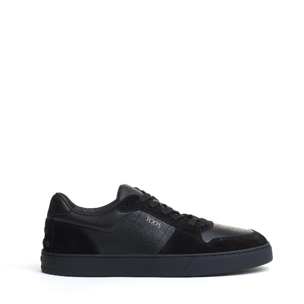 Sorelle Perego sneakers basket camoscio e pelle nera Nuova