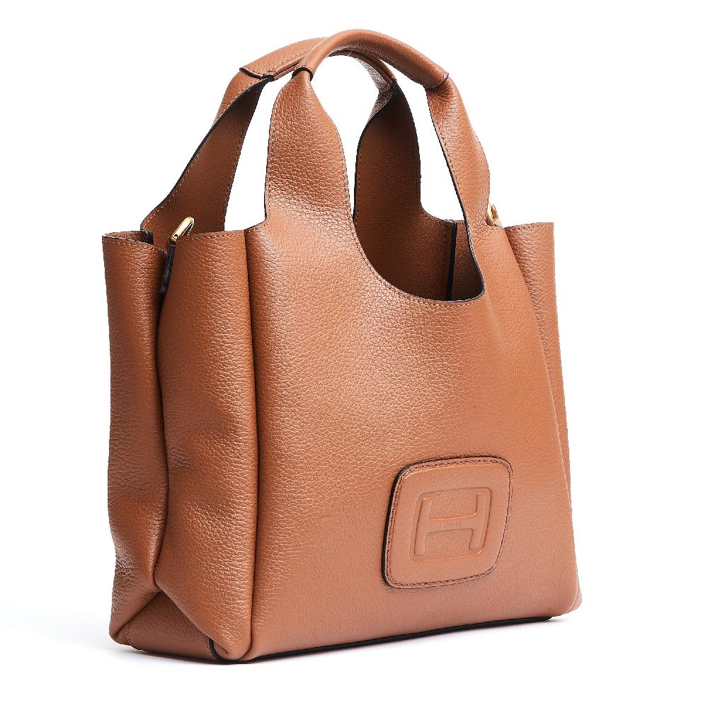 Sorelle Perego H bag shopping pelle cuoio Italia