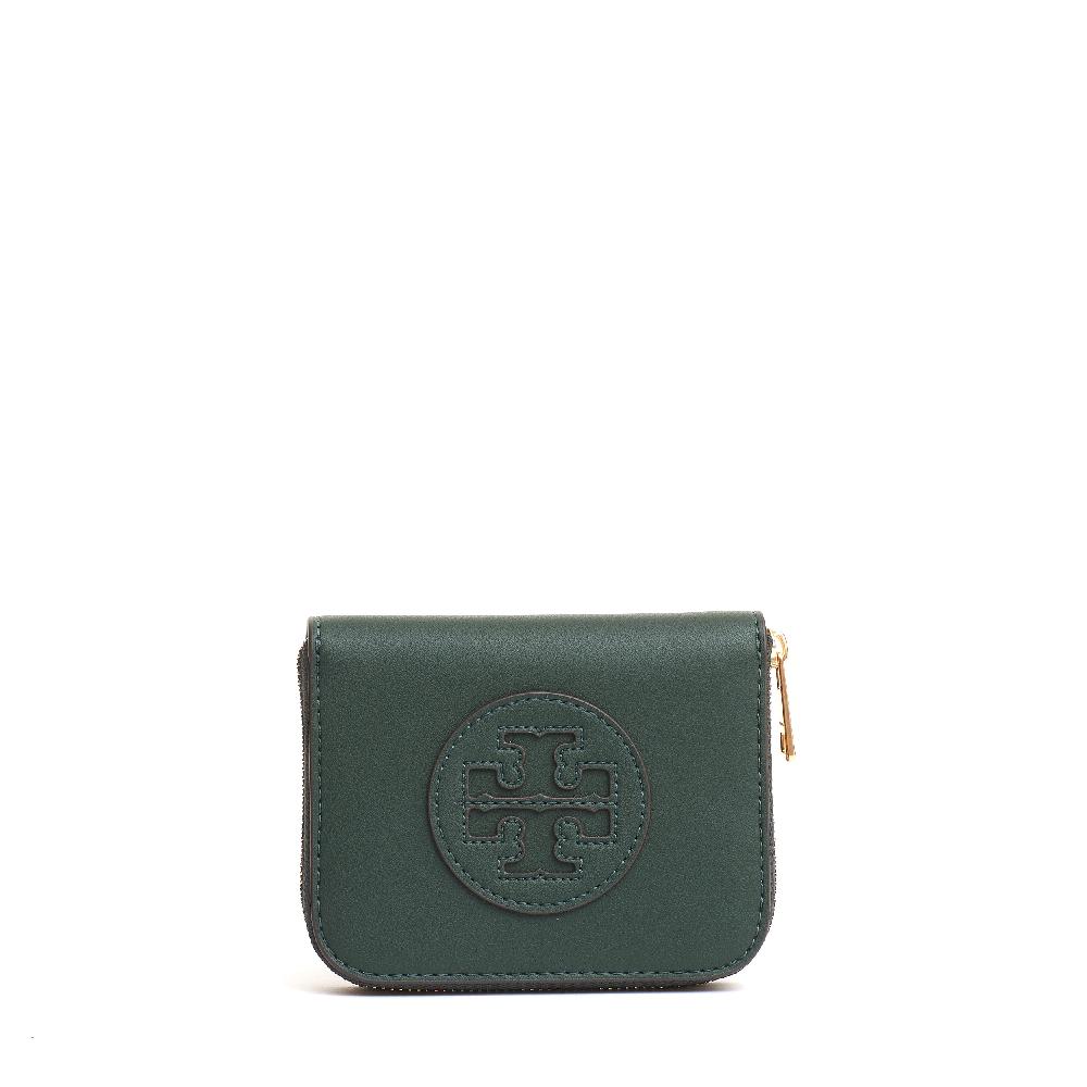 Sorelle Perego small zip portafoglio verde In Linea