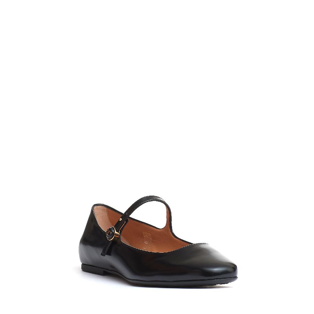 Sorelle Perego ballerina cinturino pelle nera Promozione