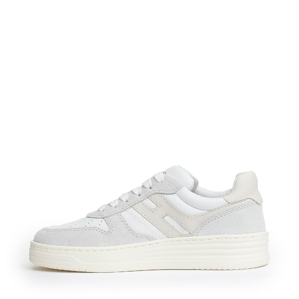 Sorelle Perego basket camoscio grigo e bianco Liquidazione