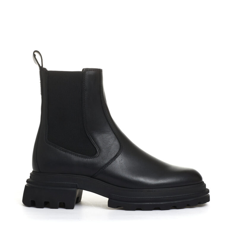 Sorelle Perego chelsea boot elastico pelle nero Consegna Veloce