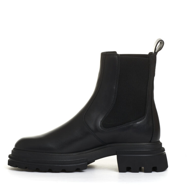 Sorelle Perego chelsea boot elastico pelle nero Consegna Veloce
