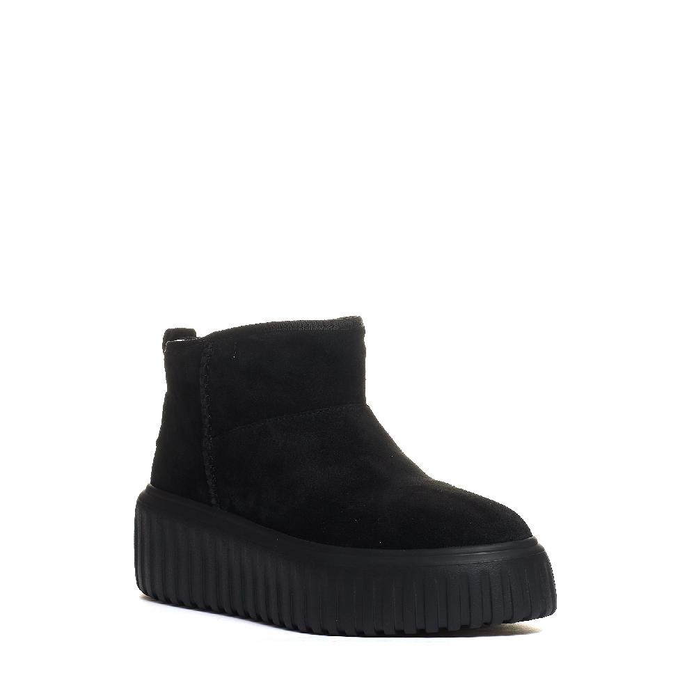 Sorelle Perego h stripes low boot camoscio nero Offerta