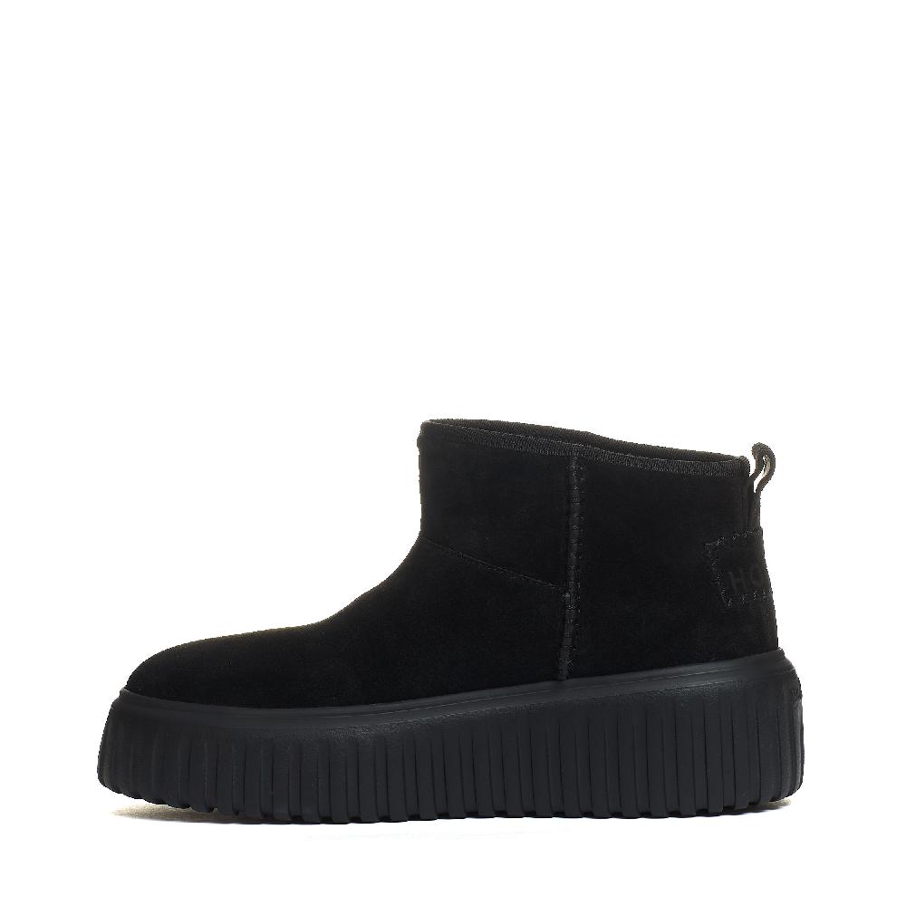Sorelle Perego h stripes low boot camoscio nero Offerta