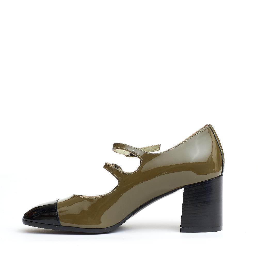 Sorelle Perego pump cinturini verde e nera Offerte