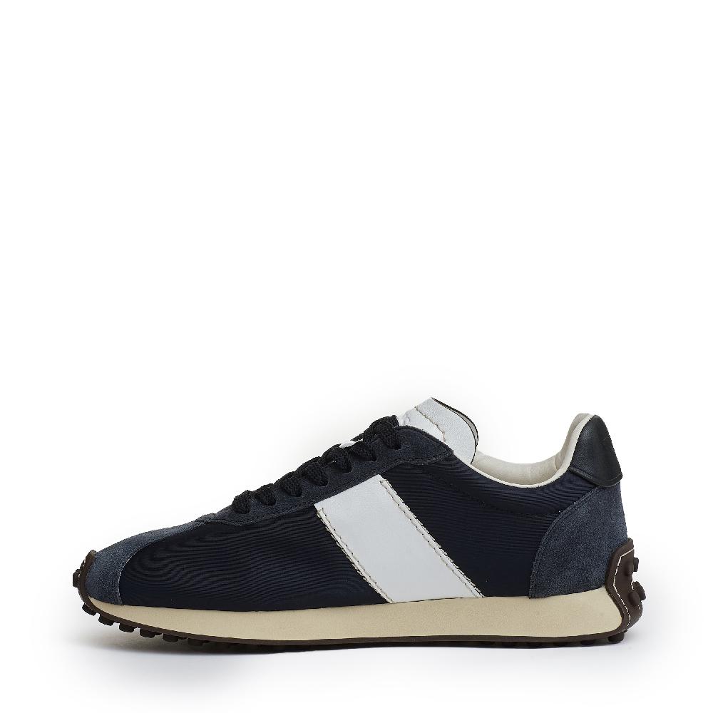 Sorelle Perego sneakers camoscio blu e tessuti Italy