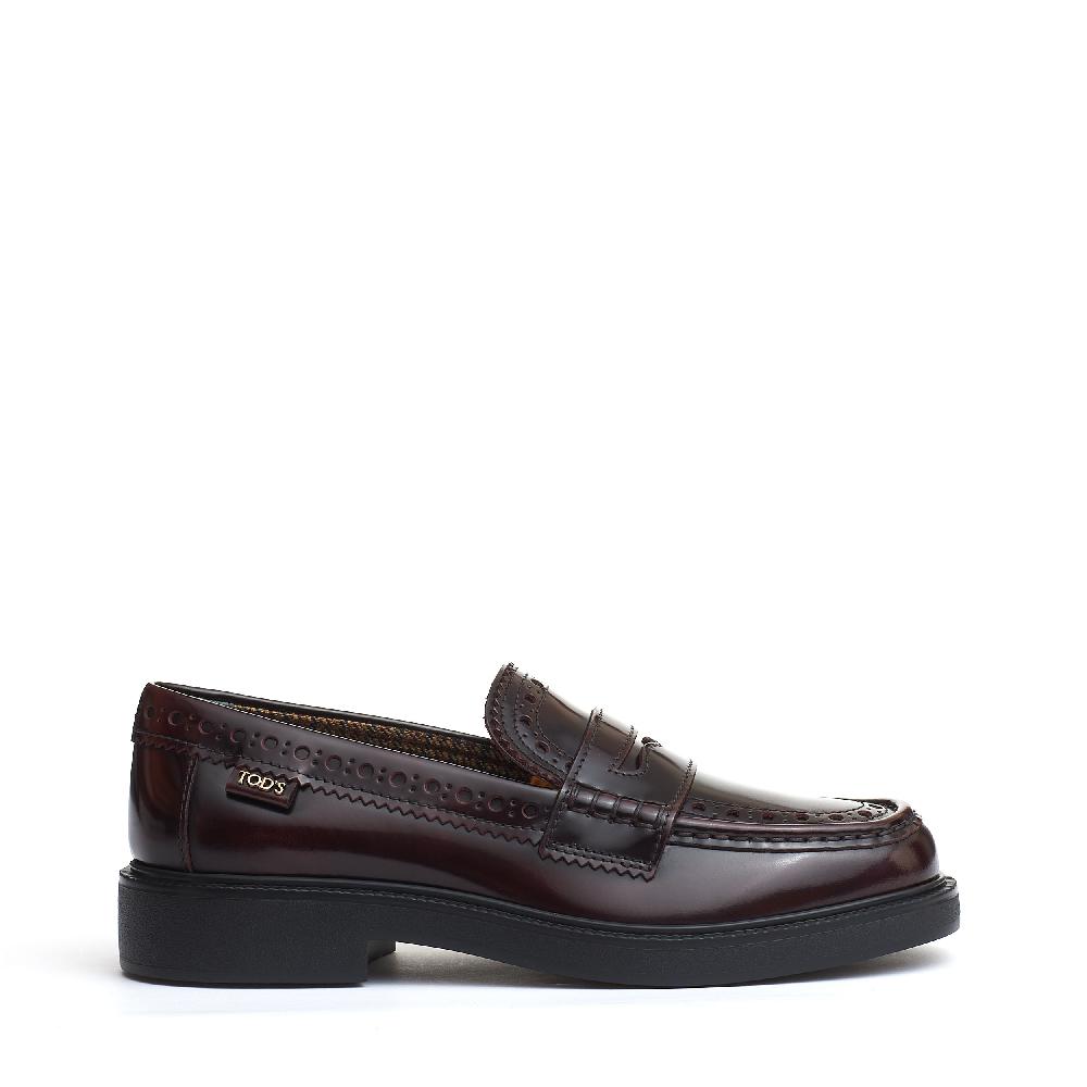 Sorelle Perego mocassino inglese pelle bordeaux Negozi Online