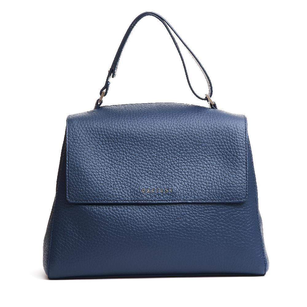 Sorelle Perego Sveva M pelle blu Outlet