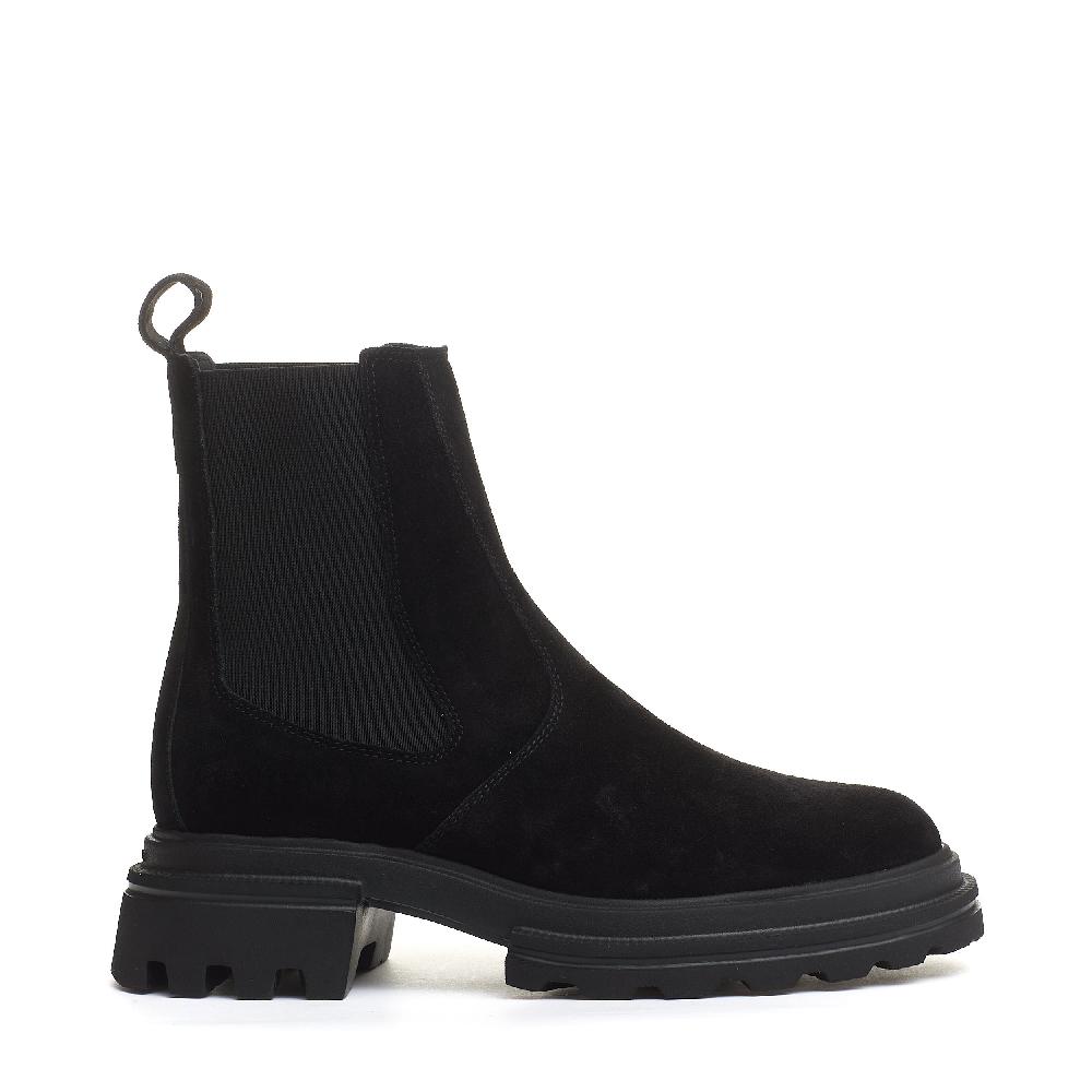 Sorelle Perego chelsea boot camoscio nero Qualità Garantita