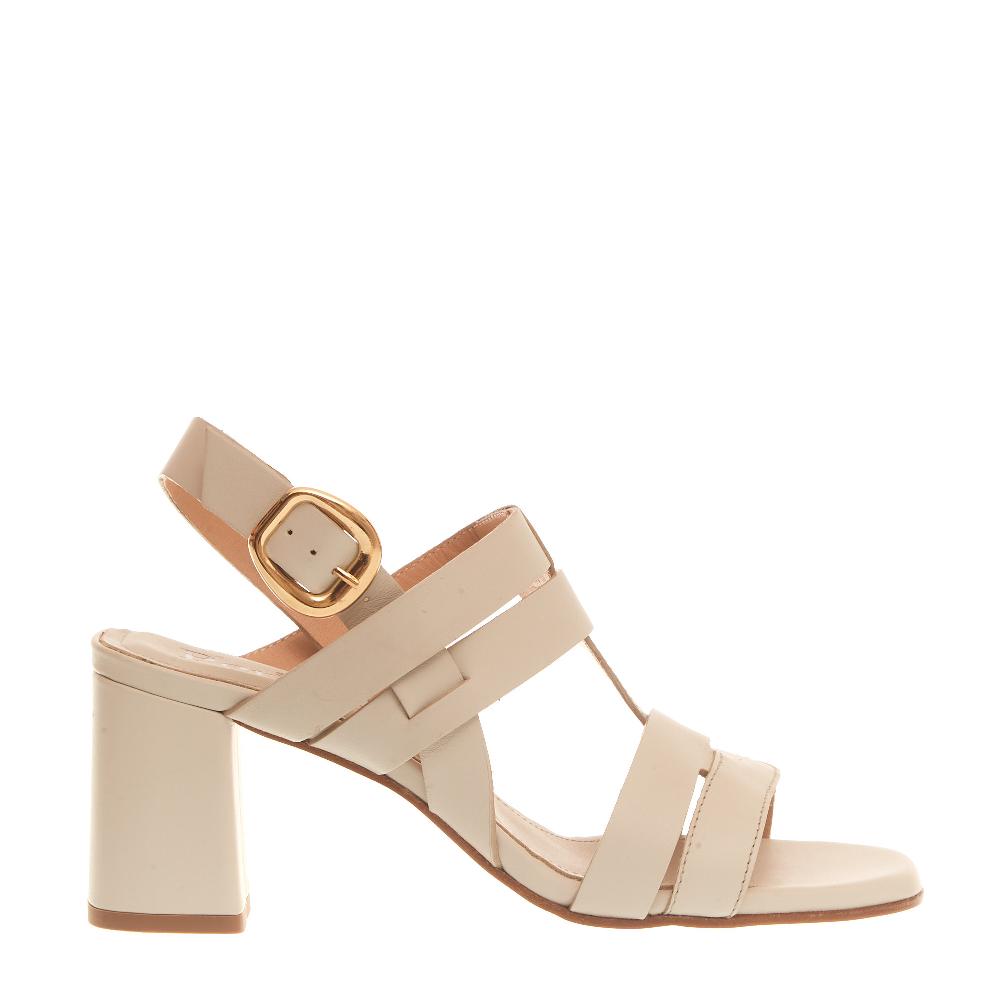 Sorelle Perego sandalo tacco 70 mm latte Convenienza