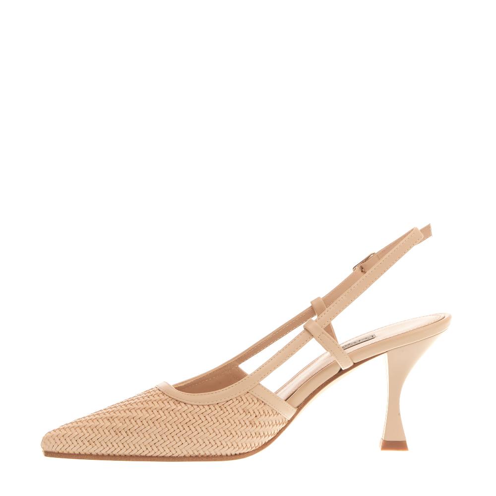 Sorelle Perego slingback intreccio beige Sconto