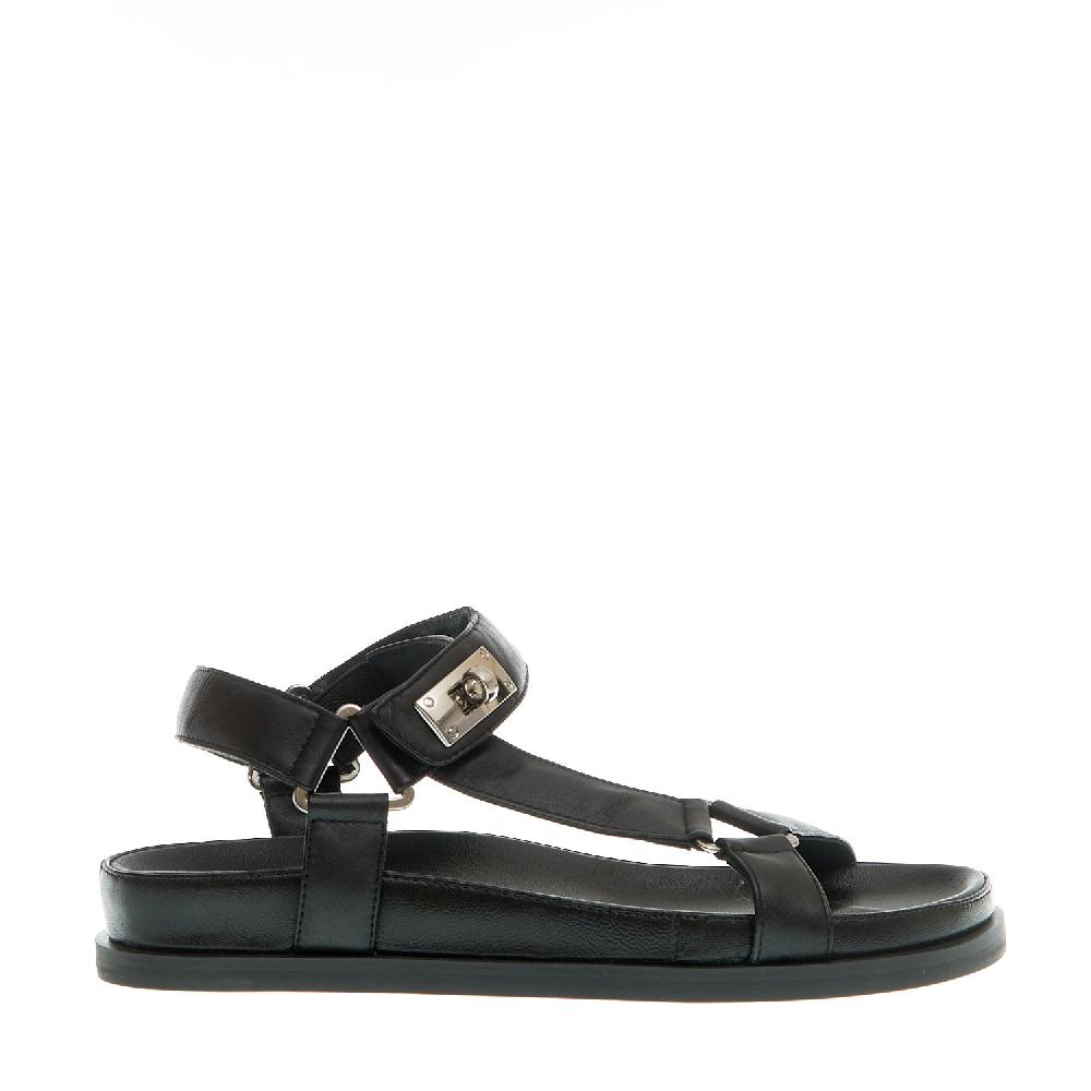 Sorelle Perego sandalo anatomico nero fibbie Economico