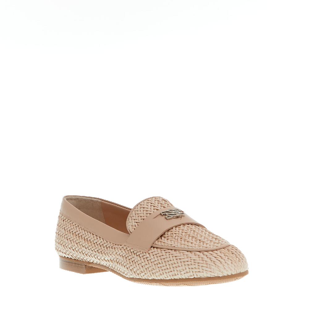 Sorelle Perego mocassino intreccio nude Outlet