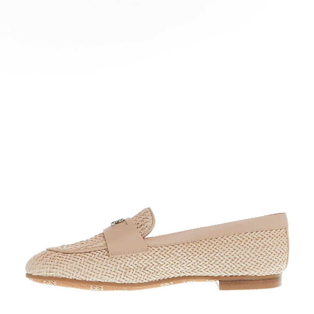 Sorelle Perego mocassino intreccio nude Outlet