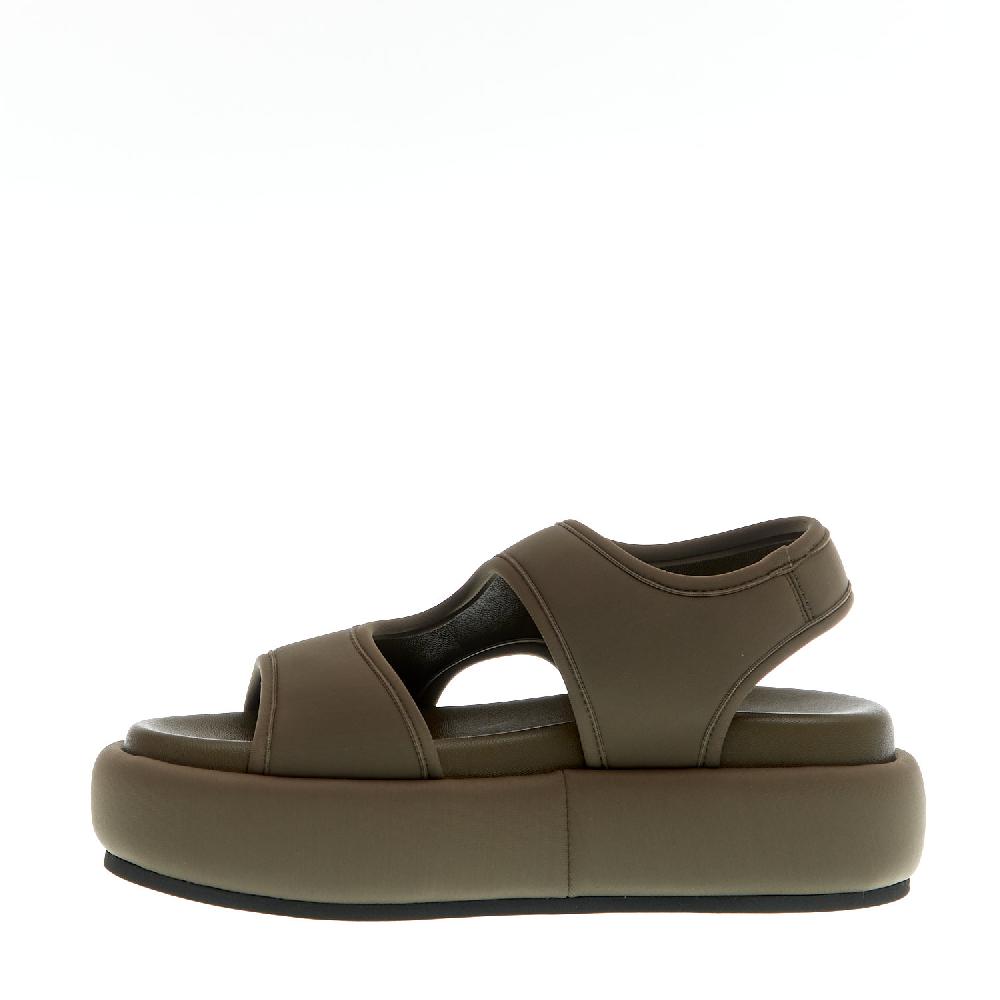 Sorelle Perego sandalo zeppa neoprene verdone Nuova