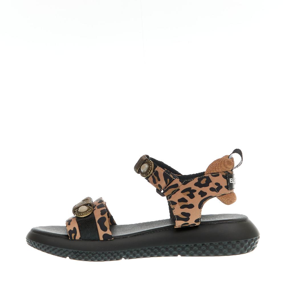 Sorelle Perego sandalo sportivo anatomico leopardo Qualità Garantita