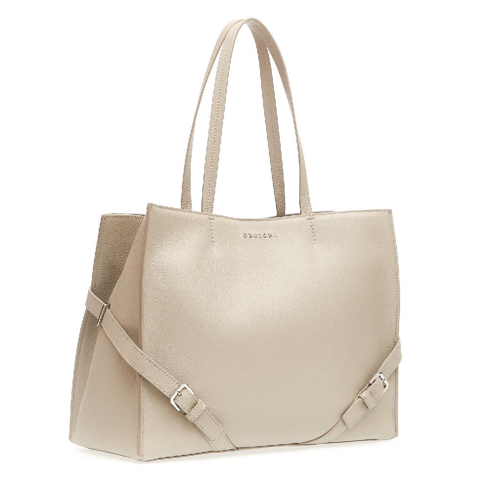 Sorelle Perego Le Sac in pelle bianca In Vendita