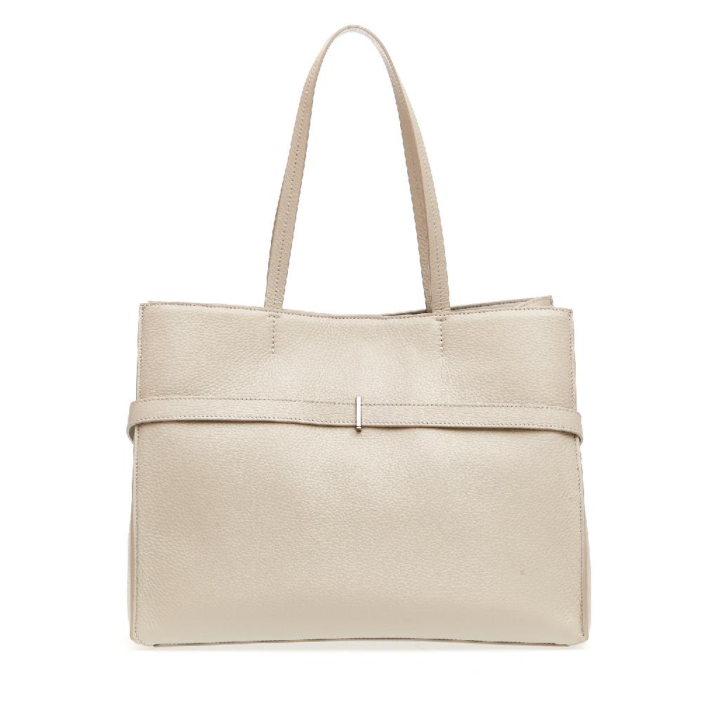 Sorelle Perego Le Sac in pelle bianca In Vendita