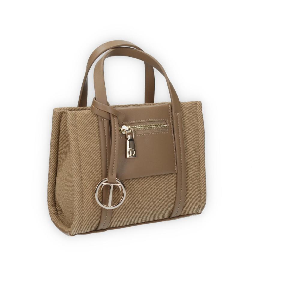 Tata Italia Shopping bag con zip esterna Italy