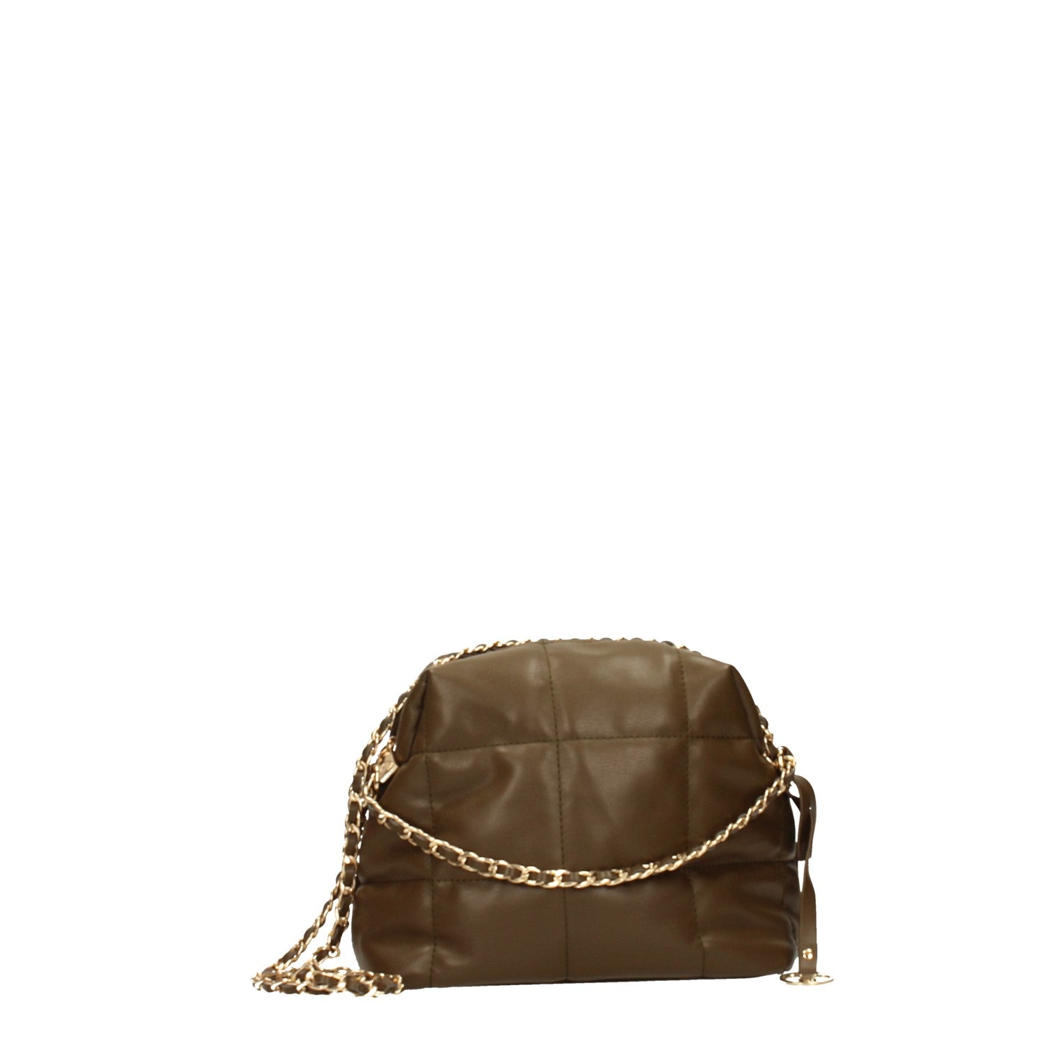 Tata Italia Clutch marrone con tracolla Italia