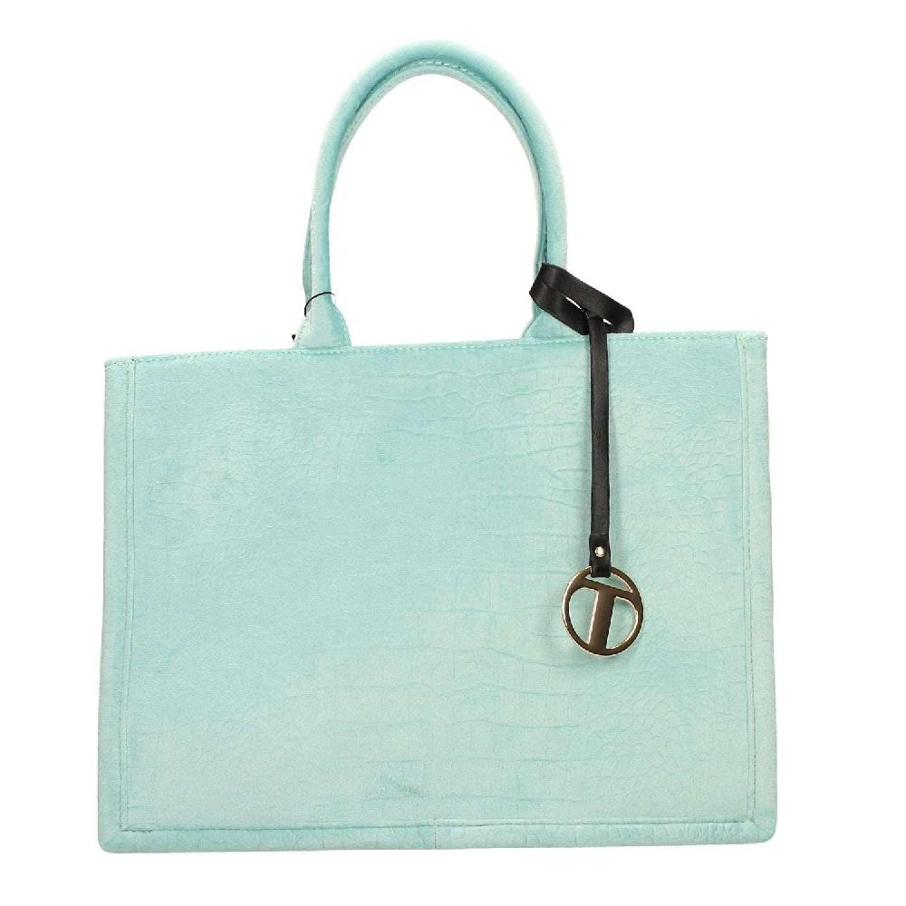 Tata Italia Borsa pied-de-poule beige e marrone In Linea