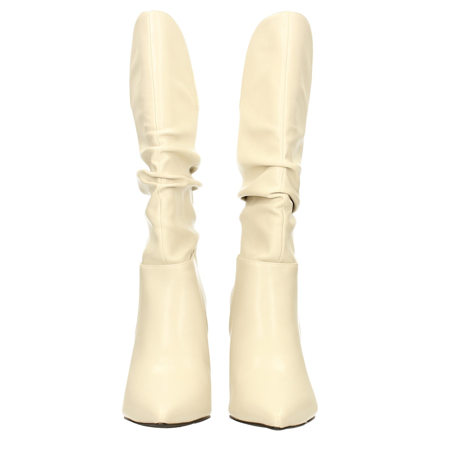 Tata Italia Stivali morbidi avorio. Tacco a spillo alto 9cm Shopping Online