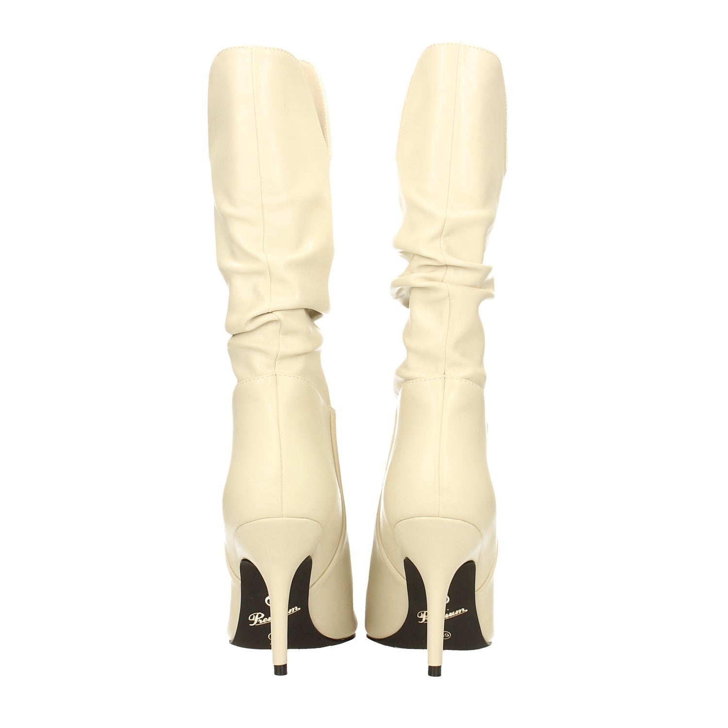 Tata Italia Stivali morbidi avorio. Tacco a spillo alto 9cm Shopping Online