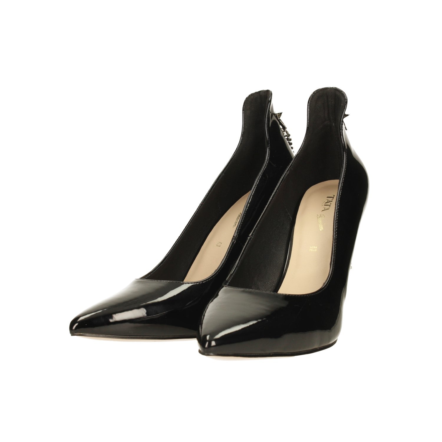 Tata Italia Décolleté in vernice con pendaglio. Tacco alto 10cm Sconto