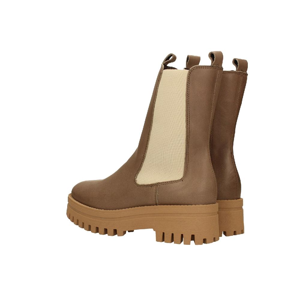 Tata Italia Stivaletti in vera pelle con dettagli chiari a contrasto. Tacco alto 4.5cm Hotsell
