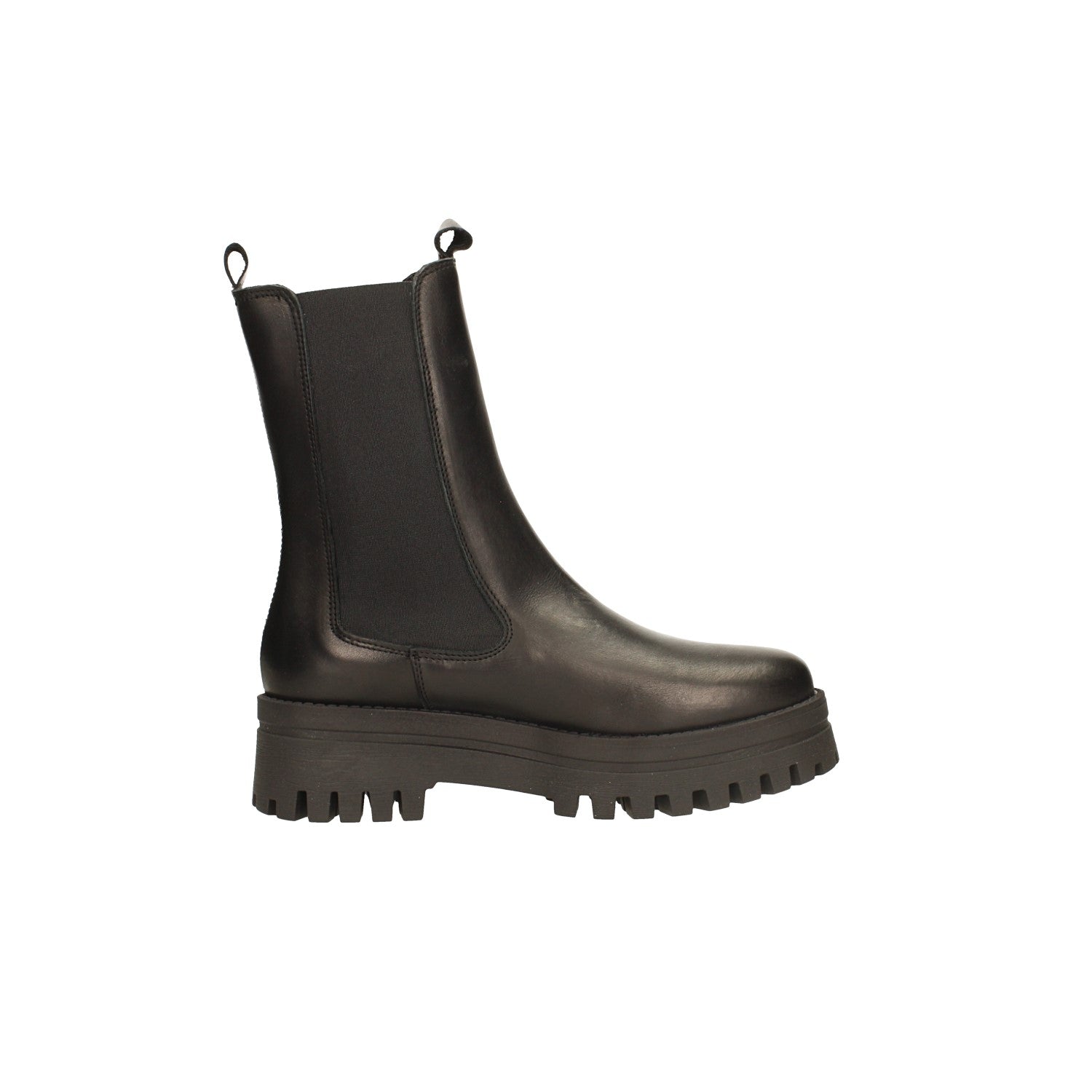 Tata Italia Stivaletti in vera pelle con suola dentellata. Tacco alto 4.5cm Vendita Calda
