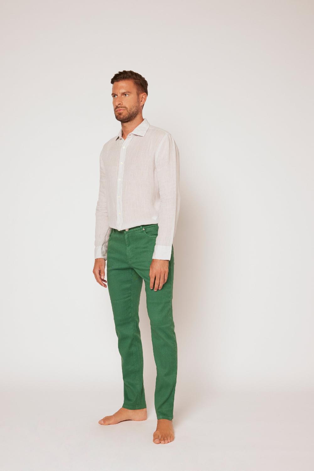 120% Lino 5 Pocket Regular Pant Shopping Online