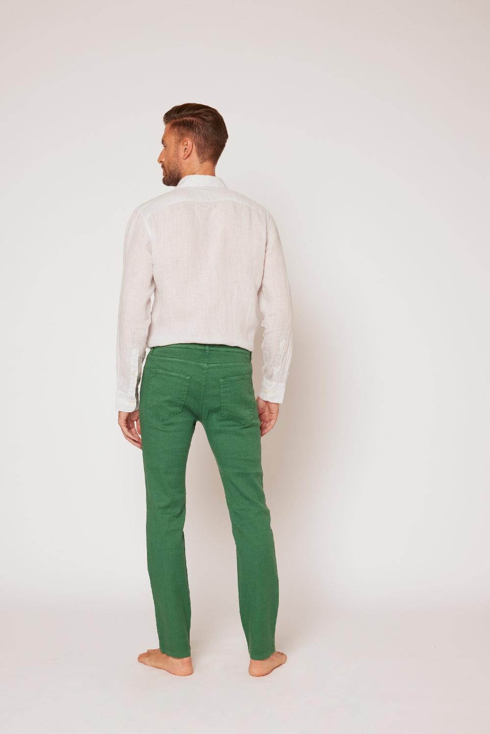 120% Lino 5 Pocket Regular Pant Shopping Online