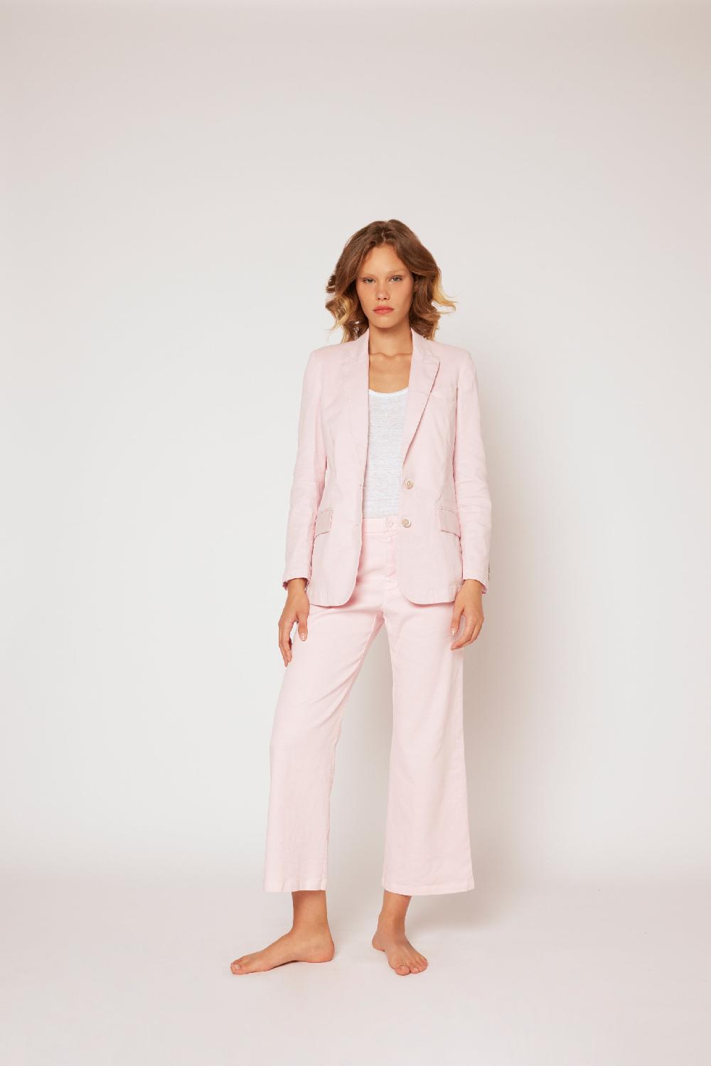 120% Lino Two buttons linen jacket Novità