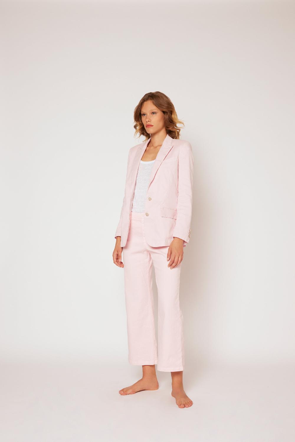 120% Lino Two buttons linen jacket Novità