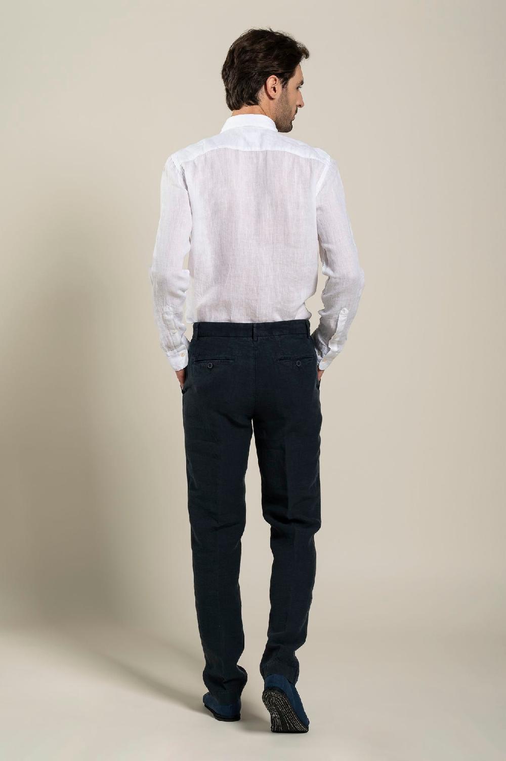 120% Lino Man Chino Pant Italia